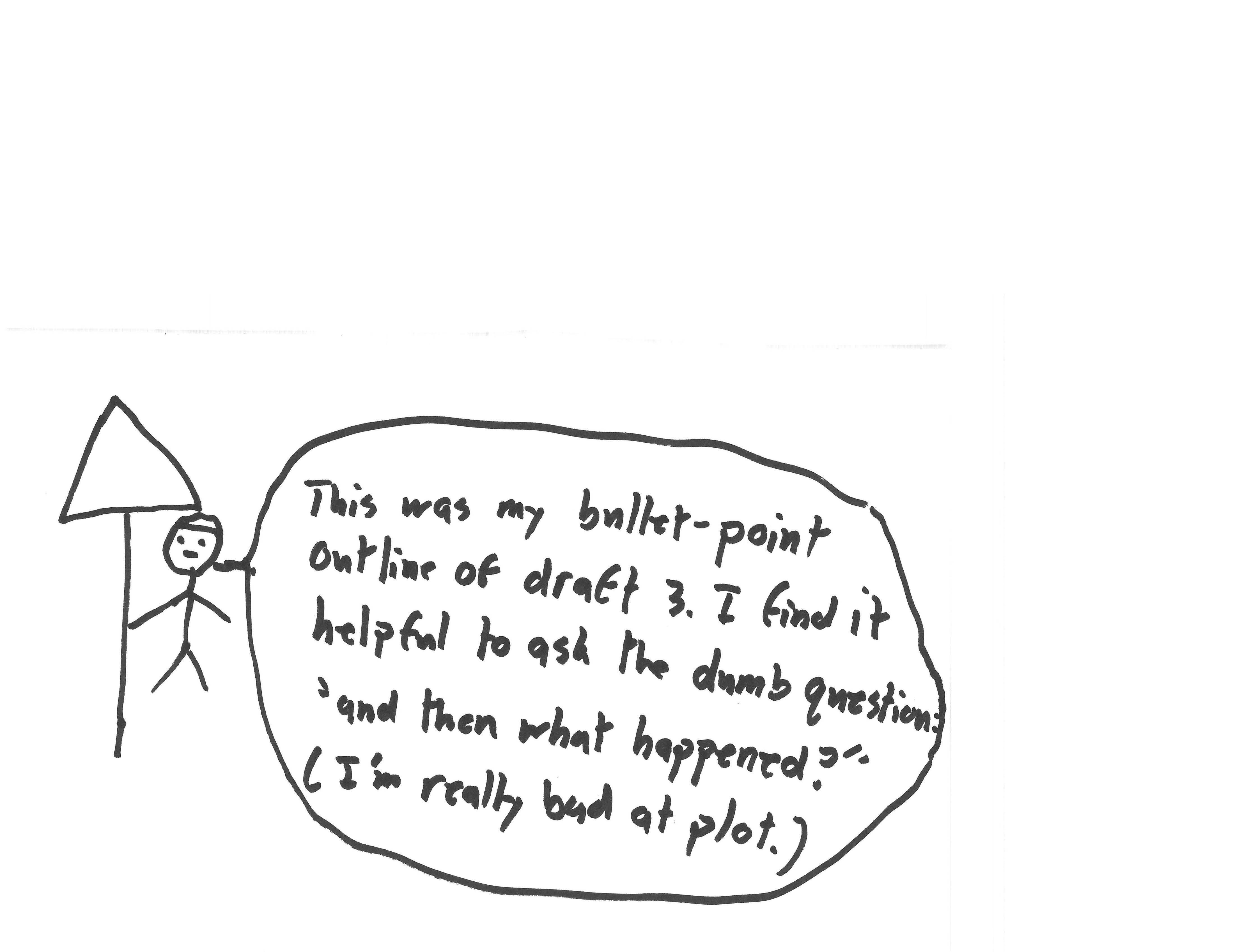doodles about my revision process