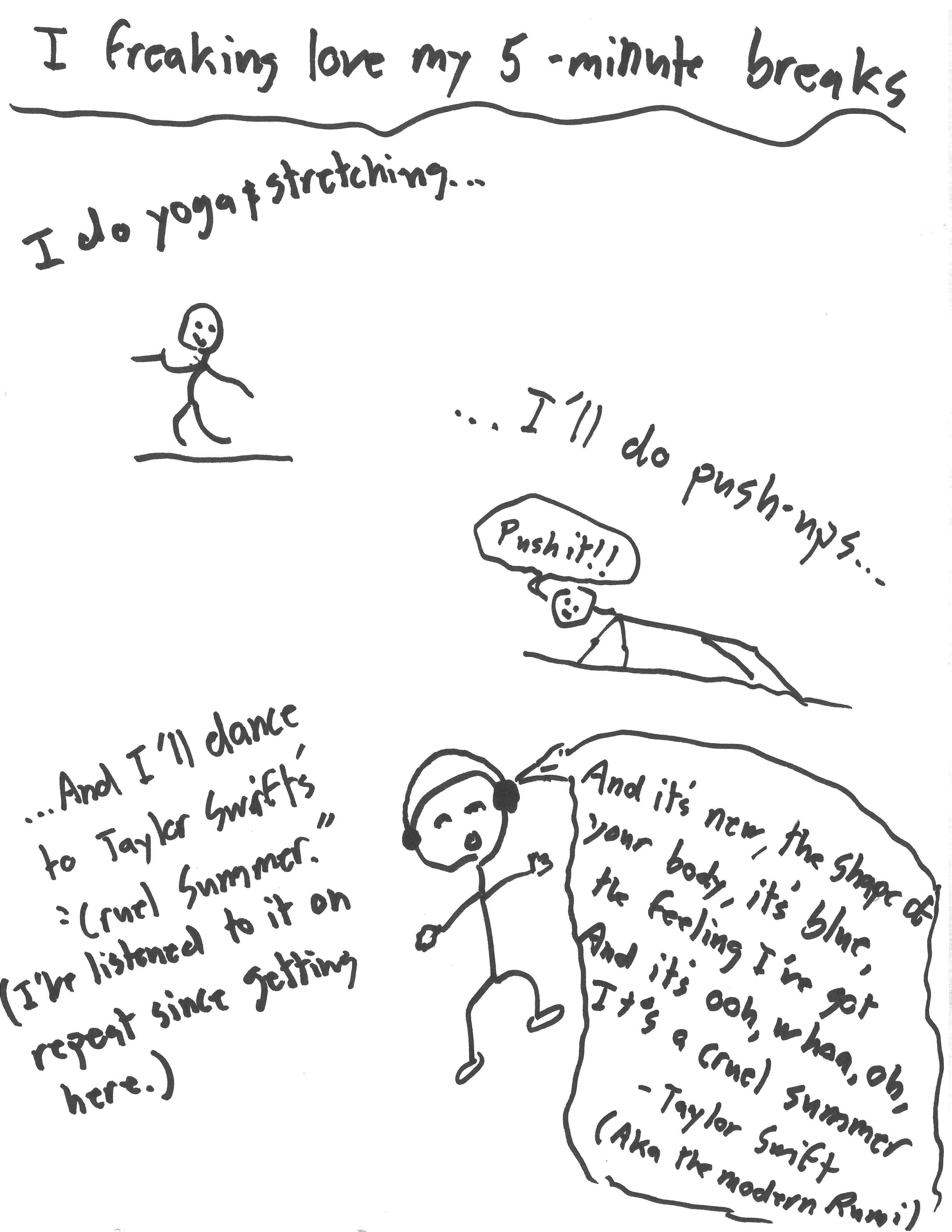 doodles about my revision process